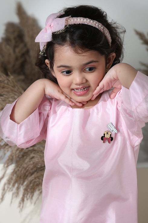 PEACH MINNIE CHARM DRESS